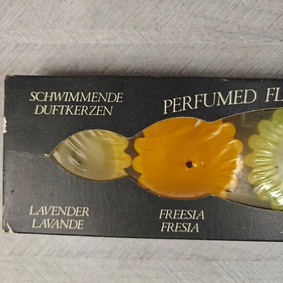 Vintage Set Of 5 Carberry Candles Perfumed Floating Handmade In Scotland - Picture 2 of 5